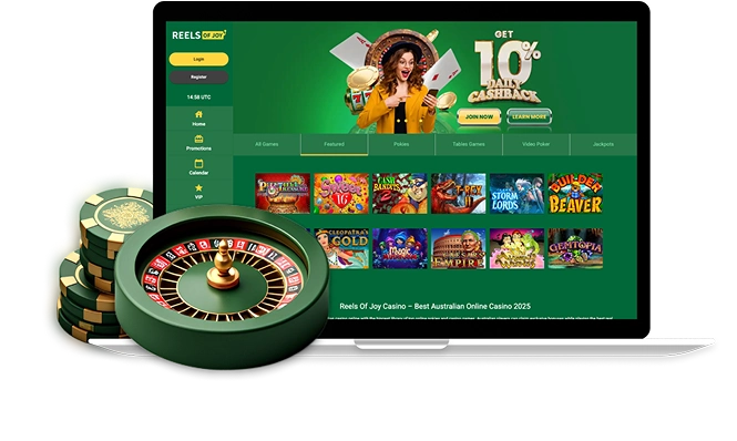 Reels of Joy Casino Australia Desktop